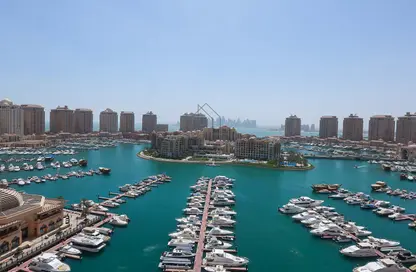 Apartment - 2 Bedrooms - 3 Bathrooms for rent in East Porto Drive - Porto Arabia - The Pearl Island - Doha Apartment - 2 Bedrooms - 3 Bathrooms for rent in East Porto Drive - Porto Arabia - The Pearl Island - Doha