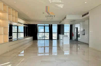 Apartment - 1 Bedroom - 2 Bathrooms for rent in Seef Lusail Tower 1 - Seef Lusail - Lusail City - Lusail