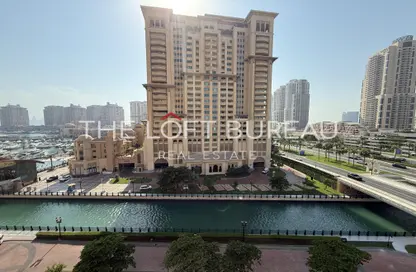 شقة - غرفة نوم - 2 حمامات للايجار في طريق بورتو الغربي - بورتو أرابيا - جزيرة اللؤلؤة - الدوحة