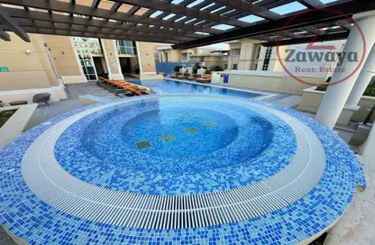 Pool image for: Apartment - 1 Bathroom for rent in Viva East - Viva Bahriyah - The Pearl Island - Doha, Image 1
