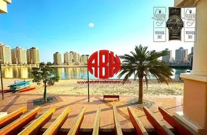 تاون هاوس - غرفة نوم - 2 حمامات للايجار في فيفا غرب - فيفا بحرية - جزيرة اللؤلؤة - الدوحة