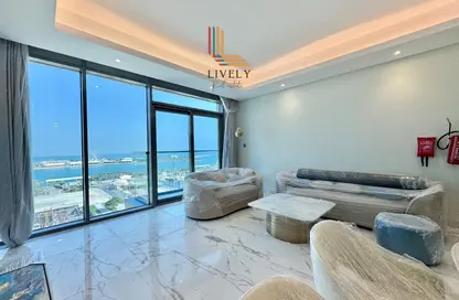 Apartment - 1 Bedroom - 2 Bathrooms for rent in Lusail Marina Heights - Marina District - Lusail Apartment - 1 Bedroom - 2 Bathrooms for rent in Lusail Marina Heights - Marina District - Lusail