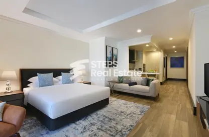 Apartment - Studio - 1 Bathroom for rent in Viva East - Viva Bahriyah - The Pearl Island - Doha