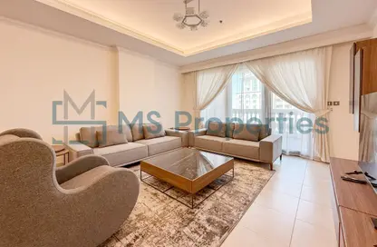 Apartment - 2 Bedrooms - 3 Bathrooms for rent in East Porto Drive - Porto Arabia - The Pearl Island - Doha