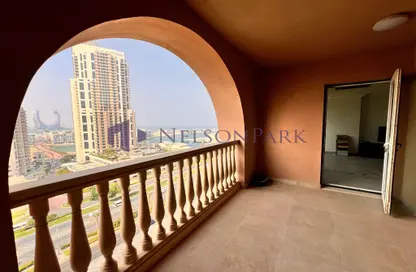 Apartment - 2 Bedrooms - 3 Bathrooms for rent in East Porto Drive - Porto Arabia - The Pearl Island - Doha