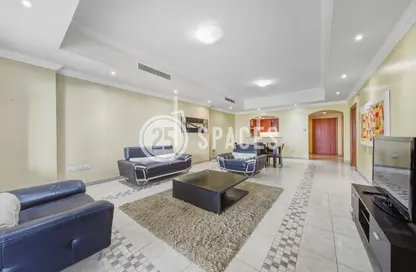 شقة - غرفة نوم - 2 حمامات للايجار في طريق بورتو الغربي - بورتو أرابيا - جزيرة اللؤلؤة - الدوحة