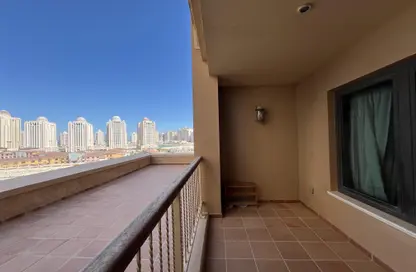 شقة - غرفة نوم - 2 حمامات للايجار في برج بورتو ارابيا 2 - بورتو أرابيا - جزيرة اللؤلؤة - الدوحة