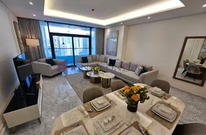 Apartment - 2 Bedrooms - 3 Bathrooms for rent in Marina Tower 02 - Marina District - Lusail