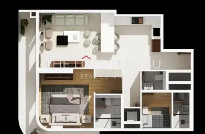 شقة - غرفة نوم - 2 حمامات للبيع في ميران - مدينة اللسيل - الوسيل