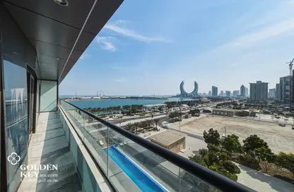Apartment - 2 Bedrooms - 3 Bathrooms for rent in Lusail Residence - Marina District - Lusail
