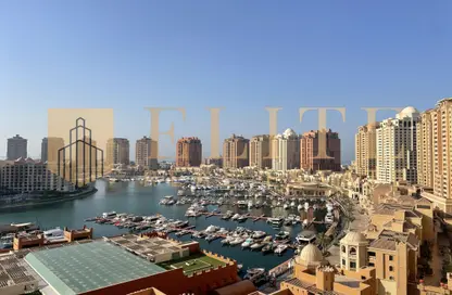 Apartment - 1 Bedroom - 2 Bathrooms for rent in West Porto Drive - Porto Arabia - The Pearl Island - Doha