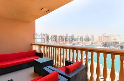 Apartment - 3 Bedrooms - 4 Bathrooms for sale in East Porto Drive - Porto Arabia - The Pearl Island - Doha