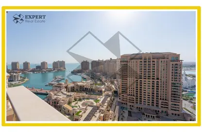 Water View image for: Penthouse - 4 Bedrooms for sale in East Porto Drive - Porto Arabia - The Pearl Island - Doha, Image 1