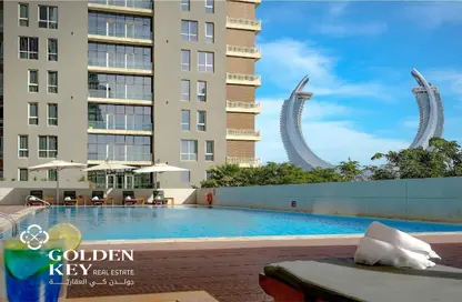 Apartment - 1 Bedroom - 2 Bathrooms for rent in Marina Residences 195 - Marina District - Lusail