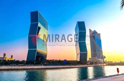شقة - 2 غرف نوم - 2 حمامات للايجار في برج زجزاج  ب - أبراج زجزاج - الخليج الغربي - الدوحة
