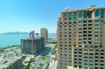 Apartment - 1 Bedroom - 2 Bathrooms for rent in East Porto Drive - Porto Arabia - The Pearl Island - Doha
