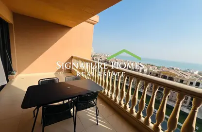 Apartment - 2 Bedrooms - 3 Bathrooms for sale in East Porto Drive - Porto Arabia - The Pearl Island - Doha