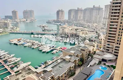 Apartment - 2 Bedrooms - 3 Bathrooms for sale in West Porto Drive - Porto Arabia - The Pearl Island - Doha Apartment - 2 Bedrooms - 3 Bathrooms for sale in West Porto Drive - Porto Arabia - The Pearl Island - Doha