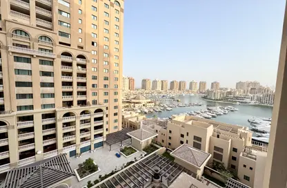 Apartment - 1 Bedroom - 2 Bathrooms for rent in Tower 13 - Porto Arabia - The Pearl Island - Doha