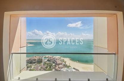 Apartment - 2 Bedrooms - 3 Bathrooms for rent in Al Mutahidah Tower - Viva Bahriyah - The Pearl Island - Doha
