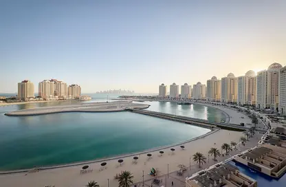Apartment - 1 Bedroom - 2 Bathrooms for rent in Viva East - Viva Bahriyah - The Pearl Island - Doha