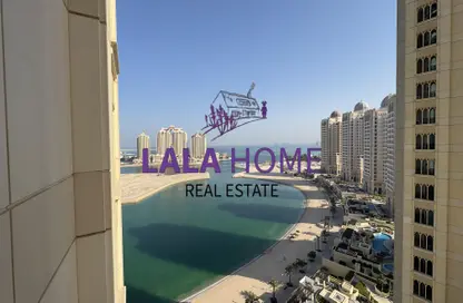 Apartment - 1 Bedroom - 2 Bathrooms for rent in Viva West - Viva Bahriyah - The Pearl Island - Doha