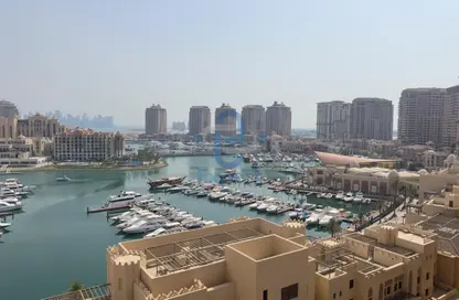 Apartment - 1 Bedroom - 2 Bathrooms for rent in East Porto Drive - Porto Arabia - The Pearl Island - Doha