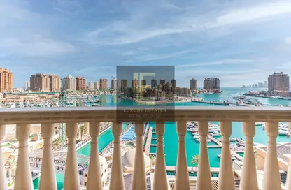 Apartment - 3 Bedrooms - 5 Bathrooms for rent in West Porto Drive - Porto Arabia - The Pearl Island - Doha
