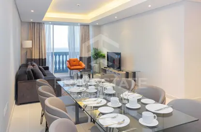 Apartment - 3 Bedrooms - 3 Bathrooms for rent in Tower 21 - Viva Bahriyah - The Pearl Island - Doha