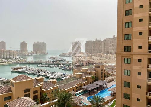 Apartment - 2 bedrooms - 3 bathrooms for sale in Porto Arabia - The Pearl Island - Doha