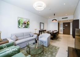 صورةغرفة المعيشة / غرفة الطعام لـ: شقة - 2 غرف نوم - 3 حمامات للكراء في برج رمادا - المنتزه - الدوحة, صورة 1
