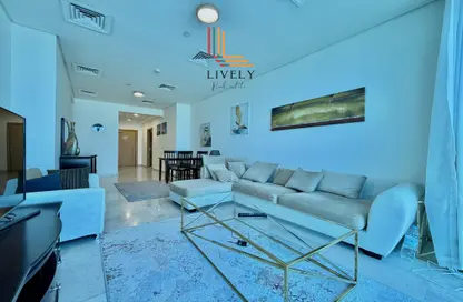 Apartment - 1 Bedroom - 2 Bathrooms for rent in Zig Zag Tower A - Zig Zag Towers - West Bay - Doha
