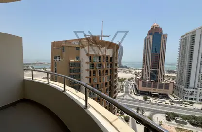 شقة - 2 غرف نوم - 3 حمامات للايجار في برج مارينا 02 - منطقة المارينا - الوسيل