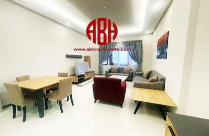 Living / Dining Room image for: Apartment - 2 Bedrooms - 2 Bathrooms for rent in Residential D5 - Fox Hills South - Fox Hills - Lusail, Image 1