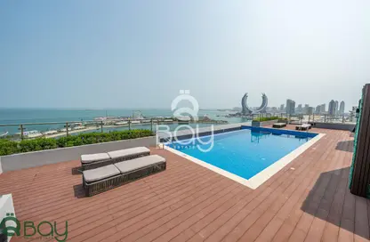 Apartment - 2 Bedrooms - 3 Bathrooms for rent in Marina Residences 195 - Marina District - Lusail