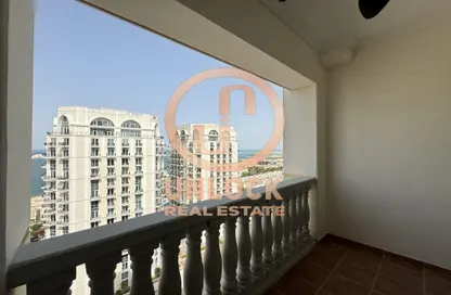 Apartment - 1 Bedroom - 2 Bathrooms for rent in Viva West - Viva Bahriyah - The Pearl Island - Doha