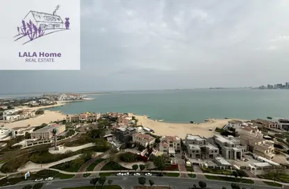 شقة - غرفة نوم - 2 حمامات للايجار في فيفا غرب - فيفا بحرية - جزيرة اللؤلؤة - الدوحة
