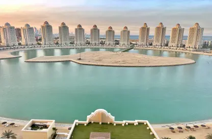 Apartment - 3 Bedrooms - 4 Bathrooms for rent in Al Mutahidah Tower - Viva Bahriyah - The Pearl Island - Doha