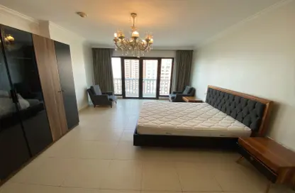 Apartment - 1 Bedroom - 2 Bathrooms for rent in West Porto Drive - Porto Arabia - The Pearl Island - Doha