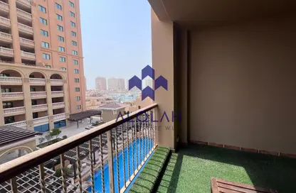 Apartment - Studio - 1 Bathroom for rent in West Porto Drive - Porto Arabia - The Pearl Island - Doha