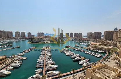 Apartment - 2 Bedrooms - 3 Bathrooms for rent in East Porto Drive - Porto Arabia - The Pearl Island - Doha