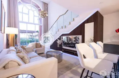 Duplex - 1 Bedroom - 2 Bathrooms for rent in Al Mutahidah Tower - Viva Bahriyah - The Pearl Island - Doha