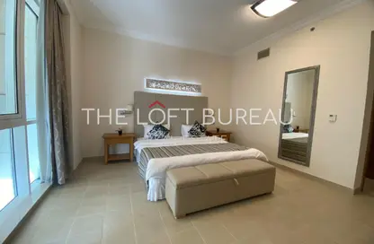 شقة - غرفة نوم - 2 حمامات للايجار في فيفا غرب - فيفا بحرية - جزيرة اللؤلؤة - الدوحة