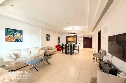 Apartment - 1 Bedroom - 2 Bathrooms for rent in West Porto Drive - Porto Arabia - The Pearl Island - Doha