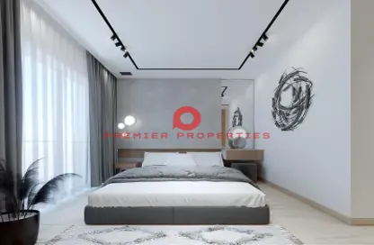 Room / Bedroom image for: Apartment - 2 Bedrooms - 3 Bathrooms for sale in Marina Tower 23 - Marina District - Lusail, Image 1