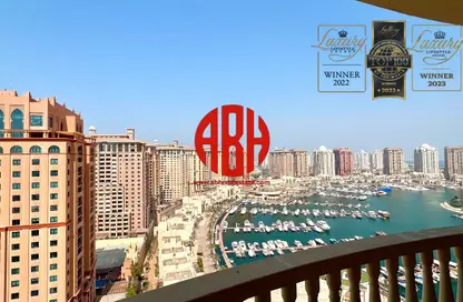 Apartment - 3 Bedrooms - 4 Bathrooms for rent in East Porto Drive - Porto Arabia - The Pearl Island - Doha