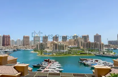 Apartment - 1 Bedroom - 2 Bathrooms for rent in West Porto Drive - Porto Arabia - The Pearl Island - Doha