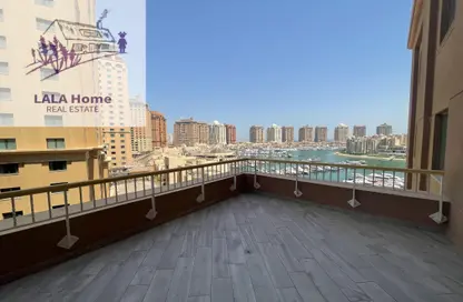 Apartment - 1 Bedroom - 2 Bathrooms for rent in East Porto Drive - Porto Arabia - The Pearl Island - Doha