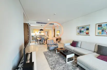 شقة - غرفة نوم - 2 حمامات للايجار في فيفا غرب - فيفا بحرية - جزيرة اللؤلؤة - الدوحة