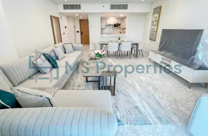 Apartment - 2 Bedrooms - 3 Bathrooms for rent in Lusail Marina Heights - Marina District - Lusail